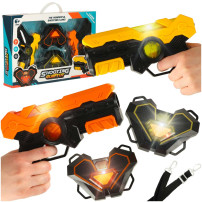Laser tag zestaw 2 pistolety + 2 tarcze interaktywne na podczerwień