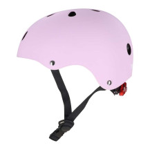 Kask rowerowy dziecięcy trike fix LED regulowany m 55-58 cm fioletowy