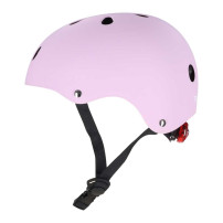 Kask rowerowy dziecięcy trike fix LED regulowany m 55-58 cm fioletowy