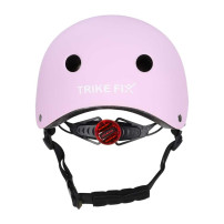 Kask rowerowy dziecięcy trike fix LED regulowany m 55-58 cm fioletowy