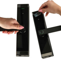Zamek elektroniczny smart na odcisk palca, kod i bluetooth