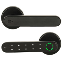 Zamek elektroniczny do drzwi na kod, odcisk palca i bluetooth