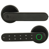 Zamek elektroniczny do drzwi na kod, odcisk palca i bluetooth