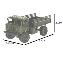 Samochód RC off-road 4WD 1:16 ciężarówka wojskowa RTR