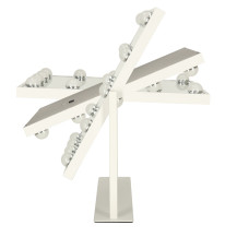 Lusterko kosmetyczne LED hollywood 12 żarówek USB 30x40 cm