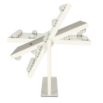 Lusterko kosmetyczne LED hollywood 12 żarówek USB 30x40 cm