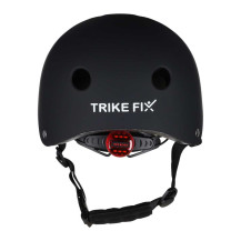 Kask rowerowy dziecięcy trike fix LED regulowany m 55-58 cm czarny