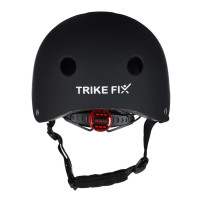 Kask rowerowy dziecięcy trike fix LED regulowany m 55-58 cm czarny