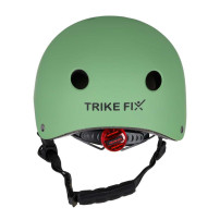Kask rowerowy trike fix dziecięcy LED regulowany 48-54 cm zielony