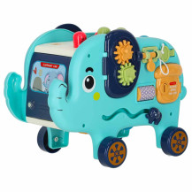 Słonik wbijak sorter montessori z młotkiem i klockami 26cm