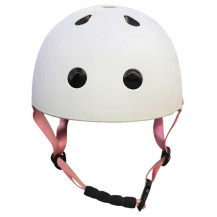 Kask rowerowy dziecięcy trike fix LED regulowany 48-54 cm biały