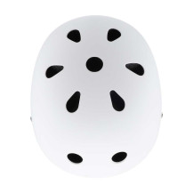 Kask rowerowy dziecięcy trike fix LED regulowany 48-54 cm biały