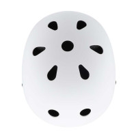 Kask rowerowy dziecięcy trike fix LED regulowany 48-54 cm biały