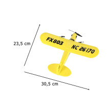 Samolot zdalnie sterowany RC FX803 piper 150mah żółty