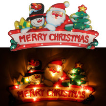 Lampka LED merry christmas XXL 45cm wisząca dekoracja okna