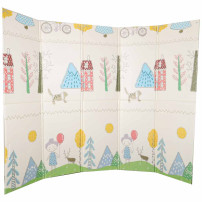 Mata edukacyjna piankowa dwustronna 150x200 cm misie i drzewa