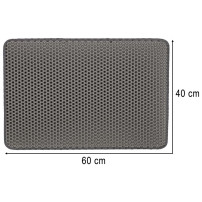 Mata pod kuwetę dla kota wodoodporna dwuwarstwowa 40x60cm
