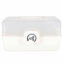 Organizer na leki XL z zamkiem 29x19x15,5 cm - kasetka apteczna
