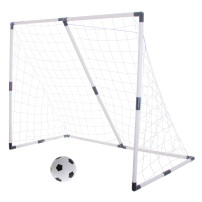 Bramka piłkarska 2w1 dla dzieci 143x110x70cm z piłką i pompką