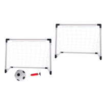 Bramka piłkarska 2w1 dla dzieci 143x110x70cm z piłką i pompką