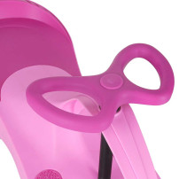 Jeździk grawitacyjny LED swing fix S3 różowy, świecące koła