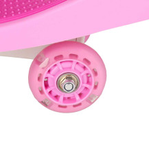 Jeździk grawitacyjny LED swing fix S3 różowy, świecące koła