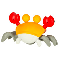 Interaktywny krab pełzający na akumulator USB czerwony 3+