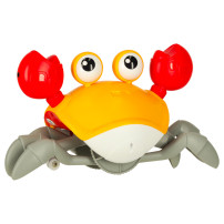 Interaktywny krab pełzający na akumulator USB czerwony 3+