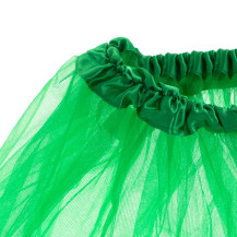 Zielona spódniczka tutu tiulowa strój karnawałowy dla dzieci