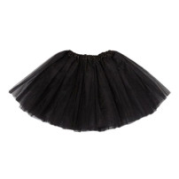 Spódniczka tutu tiulowa czarna - strój karnawałowy dla dzieci