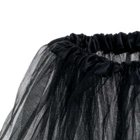 Spódniczka tutu tiulowa czarna - strój karnawałowy dla dzieci
