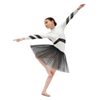 Spódniczka tutu tiulowa czarna - strój karnawałowy dla dzieci