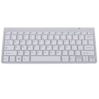 Klawiatura bezprzewodowa smart TV srebrna 2.4ghz USB