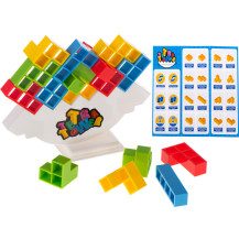 Gra balansująca klocki montessori układanka logiczna 5+