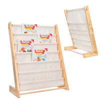 Regał na książki dla dzieci montessori 76,5 cm, drewno