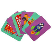 Książeczka magnetyczna puzzle środki transportu 66 elementów
