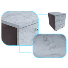 Folia samoprzylepna szary marmur rolka 1,22x50m - okleina