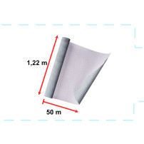 Folia samoprzylepna szary marmur rolka 1,22x50m - okleina