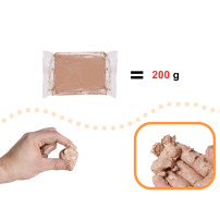Glina rzeźbiarska do koła garncarskiego 1200g - zapas