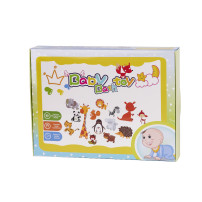 Piankowe puzzle do kąpieli zwierzątka 18 el. - zabawka do wanny