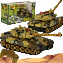 Czołg RC war tank 9993 2.4 ghz pustynny zdalnie sterowany