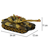 Czołg RC war tank 9993 2.4 ghz pustynny zdalnie sterowany