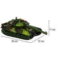 Czołg RC war tank 9993 2.4 ghz kamuflaż leśny zdalnie sterowany