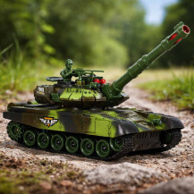 Czołg RC war tank 9993 2.4 ghz kamuflaż leśny zdalnie sterowany