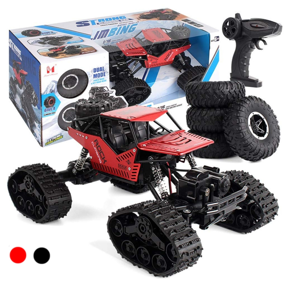 Rock crawler RC 4x4 LHC012 2w1 czerwony, skala 1:16
