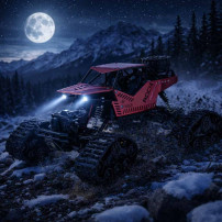 Rock crawler RC 4x4 LHC012 2w1 czerwony, skala 1:16