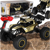 Samochód RC rock crawler 1:8 51cm metal złoty 2,4ghz 4x4