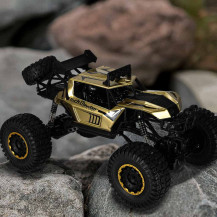 Samochód RC rock crawler 1:8 51cm metal złoty 2,4ghz 4x4