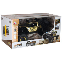 Samochód RC rock crawler 1:8 51cm metal złoty 2,4ghz 4x4