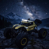 Samochód RC rock crawler 1:8 51cm metal złoty 2,4ghz 4x4